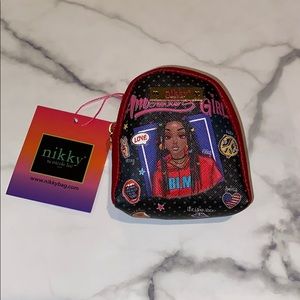 Nicole Lee Mini Backpack Coin Purse&Key Ring